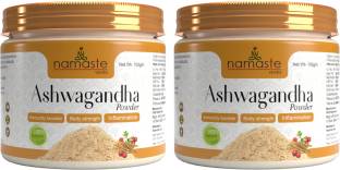 Namaste Veda 100% Pure and Natural Ashwagandha Powder for Inner Strength & Vitality,Boost Brain Power,Support for Stress-free Living, Natural Immunity, Withania somnifera