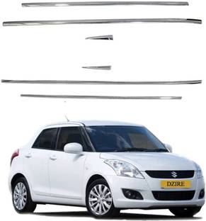 Rimpil Lower Window Garnish dzire 12 set 6 Chrome Maruti Swift Dzire Side Garnish