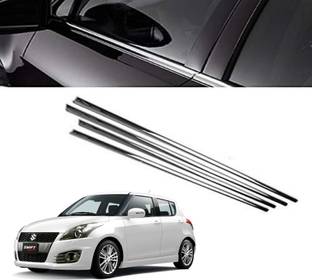 Rimpil Lower Window Garnish Swift 11 Chrome Maruti Swift Side Garnish
