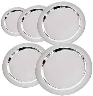 Flipkart SmartBuy Asia Collection Pink Breeze Small Plate Pack Of 6 Quarter Plate