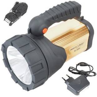 Rocklight RL-699A Aubade Metal 100w Rechargeable Waterproof Bright Led Torch Light Laser Long Range Distance High Power Search Light 30 hrs Torch Emergency Light