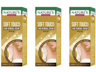 Nature's Essence SOFT TOUCH HAIR REMOVAL GOLD ( PACK OF 3 ) Cream