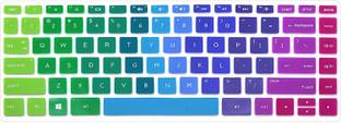Vinayakart Keyboard Protector Silicone Multicolor Cover for HP Pavilion x360 14" Laptops HP Pavilion 360 14" Laptop 14M-BA 14M-CD 14-BF 14-BW 14-cm Series Keyboard Skin