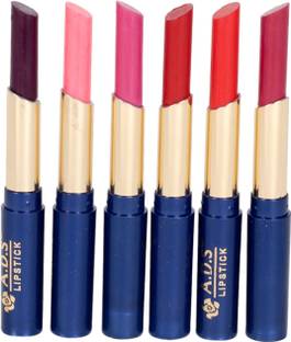 ads Waterproof Matte lipstick set of 6 multicolor -(ba)
