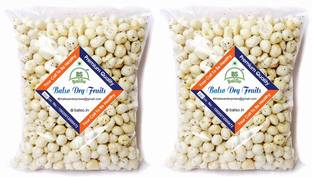 BalSo BS-100% Premium Quality Phool Makhana-Big Size Fox nuts - Pack of 2 (250g x2) Makhana (500g) Fox Nut