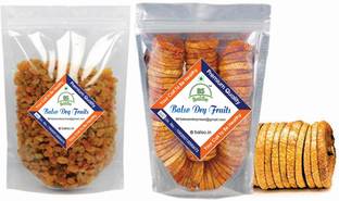 BalSo BS-Premium 100% Natural Raisins (75g) And dried figs (75g) 150g dry fruits combo pack Kishmish And Anjeer (2 x75g) Raisins, Figs