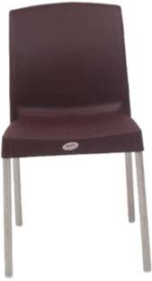 Supreme HYBRID CHAIR BROWN SET OF 1 CHAIR FULLY COMFORT nd weight bearing capacity 200 kg CAFETERIA chair Plastic Cafeteria Chair