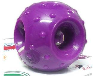 Super Dog Super Dog Rubber Hole Ball Dog Toy Large Rubber Chew Toy For Dog