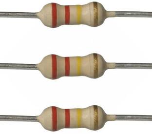 Zyme 220K RESISTOR 100pcs 1/4 Watt 5% Tolerance Fixed Resistor
