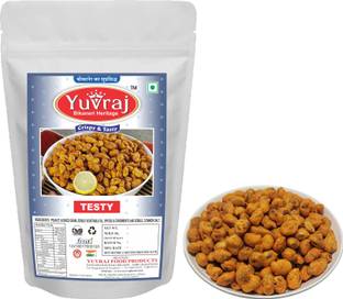 Yuvraj Food Product Sing bhujiya (fried peanuts ) bikaneri Namkeen ( 200 Gm x 2 )pack