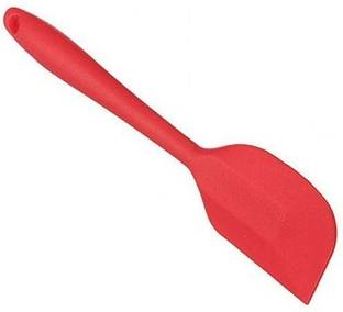 BAKERS4U Full Silicone Spatula Big/Cake Spatula/Spatula for Non Stick Cookware, 11 Inches- Big Size, Premium Quality, Non-Stick Full Silicon Material, Heat Resistant, (Random Color) Mixing Spatula