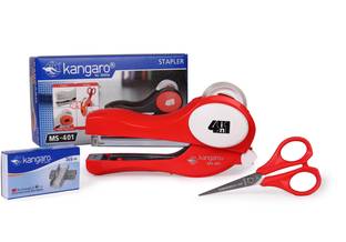 Kangaro Combo Pack MS-401_Red MS-401 Combo Pack(4 in 1)_Red Cordless  Stapler
