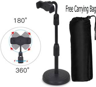 BUFONA Best Buy Strong Mobile Phone Stand + Dustproof Bag Free with holding clip Strong Support Live Broadcast Phone Holder Retracable 360 Degree Rotating Portable stand Adjustable Desk Table Stand Desktop holder Live Broadcast Stand Lazy Mobile Phone smartphones Holders Best Buy Hot selling Support Holder Mount Multi-Purpose used Shooting Field, Online Singing Single selfie, funny video , presentation studio Table mobile stand Tripod Tripod, Monopod, Monopod Kit, Tripod Ball Head, Tripod Kit, Tripod Clamp, Tripod Bracket