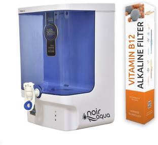 Noir Aqua JADE RO Water Purifier with B12 Alkaline Filter RO + UV + UF + TDS Control + Alkaline Filter...