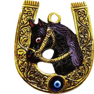 ढिंचैक Fancy Gold polished Nazar battu Haging Ghodey ki naal devil eye protection कच्चा लोहा यंत्र