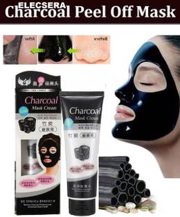 Elecsera Charcoal Purifying Cleansing Black Peel Off Mask Anti-Blackhead Suction Mask Cream - 130g