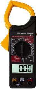 HU CREATIONS Digital Clamp Meter Ampere Meter Multimeter High Precision Clamp AC/DC Ohm Current Voltage Tester Voltmeter Digital Multimeter