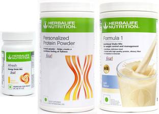 Herbalife Nutrition formula 1 kulfi (500g)+ protien powder (400g)+ afresh lemon (50g) Plant-Based Protein