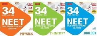 34 Years NEET-AIPMT Chapterwise Solutions -Physics, Chemistry, Biology 2021