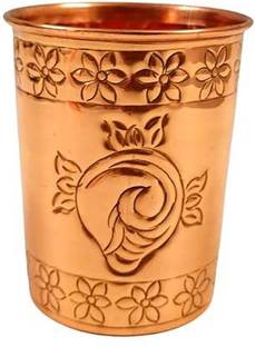 Epoojacart Copper Kubera Kuncham- Laxmi Kuncham- Kubera Kuncha- Kubera kuncham for pooja (4x2.5) Decorative Showpiece  -  7 cm