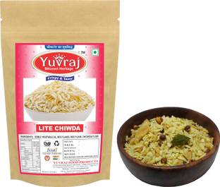 Yuvraj Food Product Chivda namkeen mix chidwa snacks for Tea ( 200 gm X 2 pack )