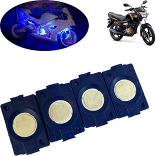 Pious IP65 WATERPROOF Sunny Day BLUE IMPORTED Underglow PATCH LIGHTS (Front/Rear,Bike Body Lights) For Victor New_PL214 Brake Light Motorbike, Car LED for TVS (12 V, 1.5 W)