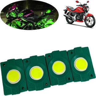 Pious IP65 WATERPROOF Sunny Day GREEN IMPORTED Underglow PATCH LIGHTS (Front/Rear,Bike Body Lights) For Xtreme Sports_GP72 Brake Light Motorbike, Car, Truck, Van LED for Hero (12 V, 1.5 W)