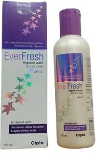 everfresh HYGIENE WASH TO PH 3.5 IN PACK OF 1, 100ML. Intimate Wash