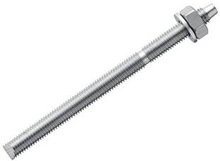 Lovely Nut 12X160 MM Chemical Anchor Bolt Stud with Hex Nut & Washer Pack of 4 Pcs.