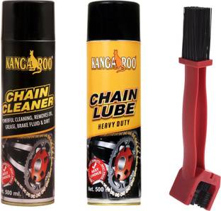 KANGAROO Chain Lube + Chain Clean + Brush Combo