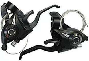 CYCLOWN ALL BLACK COOL SHIMANO FRONT & REAR 3X7 SPEED SHIMANO GEAR SHIFTERS Bicycle Brake Disk