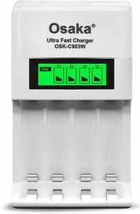 Osaka Ultra Fast Charger OSK-C903W LCD Charger for AA and AAA Ni-mh Rechargeable Batteries  Camera Battery Charger