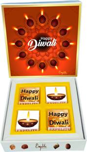 Expelite Diwali Chocolate Gifts for Employees- 4 pieces Bars