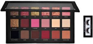 Uchiha Rosegold Mousse HD 18 Colour Eyeshadow Palette & a pair of Eyelash