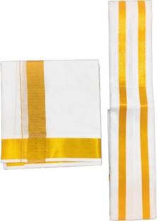 shershaan Solid Men Dhoti
