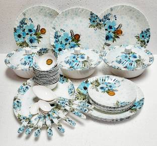 Radhe Crockery Pack of 40 Melamin BY OROMAX Dinner Set