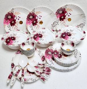 Radhe Crockery Pack of 40 Melamin OROMAX Dinner Set
