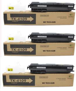 wetech TK-4109 Cartridge Compitable WithTASKalfa 1800/1801/2200/2201(pack of 3) Black Ink Cartridge