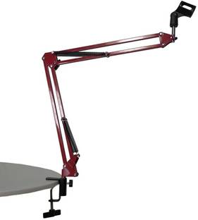 KADENCE NB-35RD Microphone Suspension Boom Scissor Arm Stand (Red)… Microphone stand