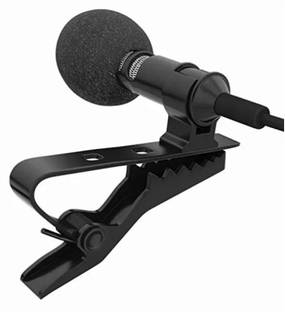 WRADER (UPGRADED VERSION) 3.5mm Clip Microphone Collar Mic with Easy Clip on System Perfect for Recording YouTube / Interview / Video Conference / Podcast / Voice Dictation /ASMR Collar Microphone