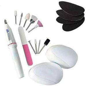 HBD SALES 18 in 1 Manicure Pedicure Nail Art Tool Kit, Cleaning Nail Kit, Electric Nail Trimmer, Nail Grooming Kit, Nail Filer Tools, Nails Decorator Sharper Grinder Drill Polish Machine for Men Women (1 piece)