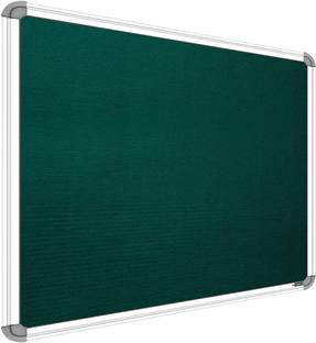 SRIRATNA 2 X 2 feet Premium Material Notice Pin-up Board/Pin-up Board/Bulletin Board/Pin-up Display Board for Office, Home use, (Green, Pack of 1) Notice Board