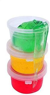 MSN Non Sticky Clay Slime &crafts Eductional toy Play&enjoy 6 pices