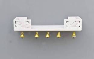 AN Craft Wall shelf home temple bell shelf temple mandir puja ghar MDF (Medium Density Fiber) Wall Shelf