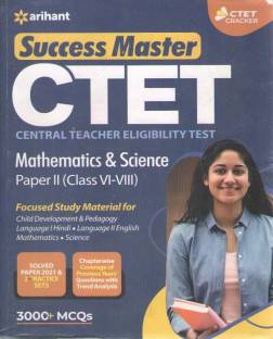 Arihant Sucess Master Ctet Mathematics & Science Paper-2 (Class-6 To 8)