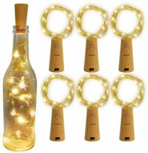 ECOSKY 80 LEDs 78 m Yellow Steady Bell Rice Lights