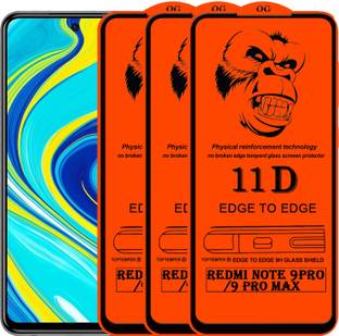 TOPTEMPER Edge To Edge Tempered Glass for REDMI NOTE 9 PRO MAX