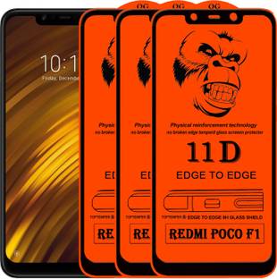 TOPTEMPER Edge To Edge Tempered Glass for POCO F1