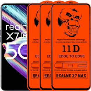 TOPTEMPER Edge To Edge Tempered Glass for REALME X7 MAX