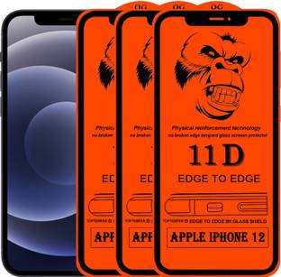 TOPTEMPER Edge To Edge Tempered Glass for APPLE IPHONE 12